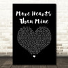 Ingrid Andress More Hearts Than Mine Black Heart Song Lyric Wall Art Print