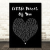 Ben Hartley Little Pieces Of You Black Heart Song Lyric Wall Art Print