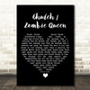 Ghost Ghuleh Zombie Queen Black Heart Song Lyric Wall Art Print
