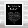 The Black Crowes She Talks To Angels Black Heart Song Lyric Wall Art Print