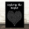 Boyzone Light Up The Night Black Heart Song Lyric Wall Art Print