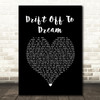 Travis Tritt Drift Off To Dream Black Heart Song Lyric Wall Art Print