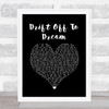 Travis Tritt Drift Off To Dream Black Heart Song Lyric Wall Art Print