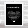 Lowell George 20 Million Things Black Heart Song Lyric Wall Art Print