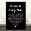 The XCERTS There Is Only You Black Heart Song Lyric Wall Art Print