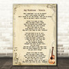 Amy Winehouse Valerie Song Lyric Quote Print