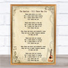 The Beatles Till There Was You Song Lyric Quote Print