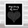 Sufjan Stevens Mystery Of Love Black Heart Song Lyric Wall Art Print