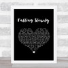 Glen Hansard, Marketa Irglova Falling Slowly Black Heart Song Lyric Wall Art Print