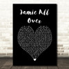 Mayday Parade Jamie All Over Black Heart Song Lyric Wall Art Print