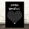 Rob Thomas Little Wonders Black Heart Song Lyric Wall Art Print