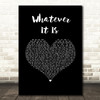 Zac Brown Band Whatever It Is Black Heart Song Lyric Wall Art Print