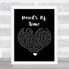 Groove Armada Hands Of Time Black Heart Song Lyric Wall Art Print