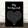 Hollywood Anderson My Bestfriend Black Heart Song Lyric Wall Art Print