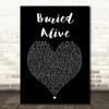 Avenged Sevenfold Buried Alive Black Heart Song Lyric Wall Art Print