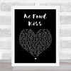 Eddie Reader Ae Fond Kiss Black Heart Song Lyric Wall Art Print