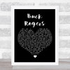 Feeder Buck Rogers Black Heart Song Lyric Wall Art Print