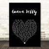 Johnny Nash Guava Jelly Black Heart Song Lyric Wall Art Print