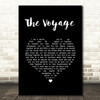 Christy Moore The Voyage Black Heart Song Lyric Wall Art Print