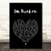 Pantera I'm Broken Black Heart Song Lyric Wall Art Print