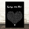 Tim Minchin Grew on Me Black Heart Song Lyric Wall Art Print