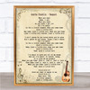 Aretha Franklin Respect Song Lyric Quote Print