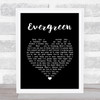 Will Young Evergreen Black Heart Song Lyric Wall Art Print