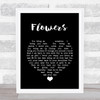 Cross Canadian Ragweed Flowers Black Heart Song Lyric Wall Art Print