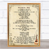 Barry Manilow Mandy Song Lyric Quote Print