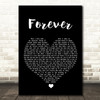 Koe Wetzel Forever Black Heart Song Lyric Wall Art Print