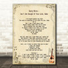 Barry White Can't Get Enough Of Your Love, Babe Song Lyric Quote Print