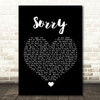 Nothing But Thieves Sorry Black Heart Song Lyric Wall Art Print