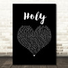 Florida Georgia Line Holy Black Heart Song Lyric Wall Art Print