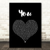 S Club 7 You Black Heart Song Lyric Wall Art Print