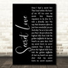 Doris Day Secret Love Black Script Song Lyric Wall Art Print