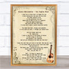 Alanis Morissette You Oughta Know Song Lyric Quote Print