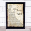 James Ingram Give Me Forever (I Do) Man Lady Dancing Song Lyric Wall Art Print