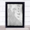 Judah & The Lion Only To Be With You Grey Man Lady Dancing Song Lyric Wall Art Print
