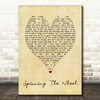 George Michael Spinning The Wheel Vintage Heart Song Lyric Quote Print