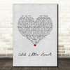 Michael Kiwanuka Cold Little Heart Grey Heart Song Lyric Wall Art Print