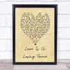 Love Is A Losing Game Amy Winehouse Vintage Heart Quote Song Lyric Print
