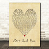 Here And Now Luther Vandross Vintage Heart Song Lyric Quote Print