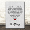 Trey Anastasio Drifting Grey Heart Song Lyric Wall Art Print