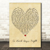 A Hard Day's Night The Beatles Vintage Heart Quote Song Lyric Print