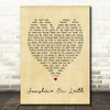 Sunshine On Leith The Proclaimers Vintage Heart Song Lyric Quote Print