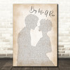 Luther Vandross Buy Me A Rose Man Lady Bride Groom Wedding Song Lyric Wall Art Print