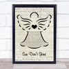 Klangkarussell Sonnentanz (Sun Don't Shine) Music Script Angel Song Lyric Wall Art Print