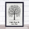 Queen I Was Born To Love You Music Script Tree Song Lyric Wall Art Print