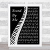Ben E King Stand By Me Piano Song Lyric Wall Art Print