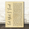 Lady Gaga Look What I Found Rustic Script Song Lyric Wall Art Print